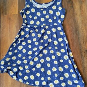 Floral Blue Women's Dress